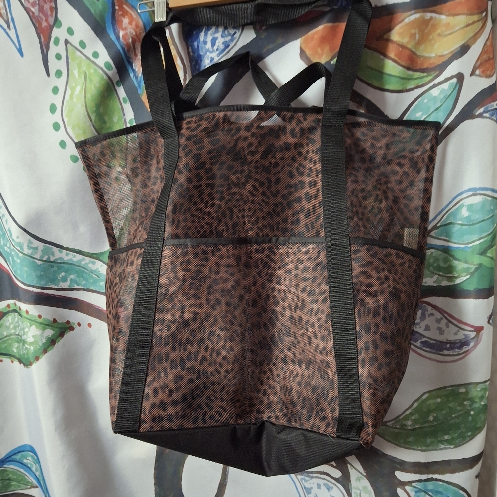 Leopard Print Tote Bag